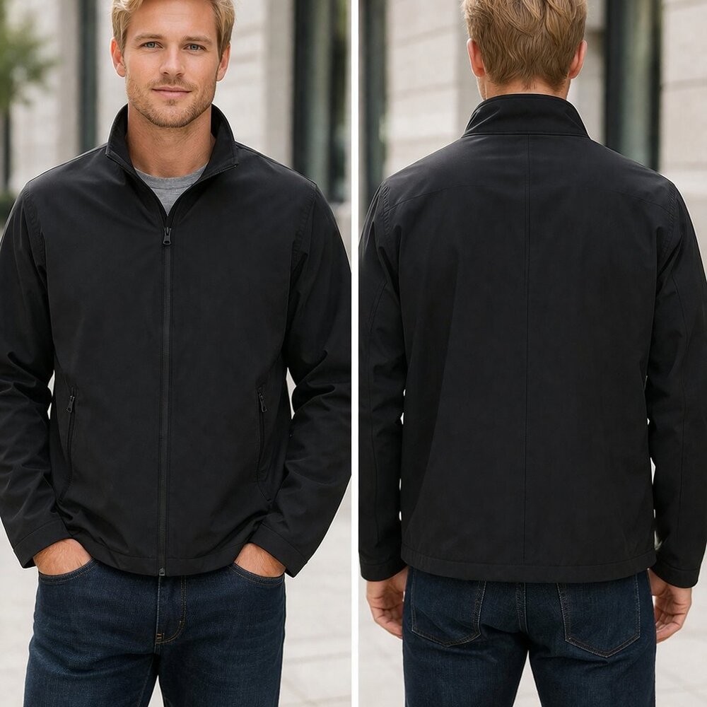 MARC New York Black Utility Cold Weather Running Jacket  XXL NWT